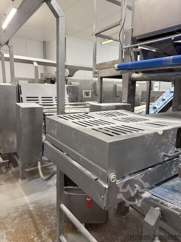 Kaschieranlage AMF Bakery Tromp Lamination line Puff Pastry line