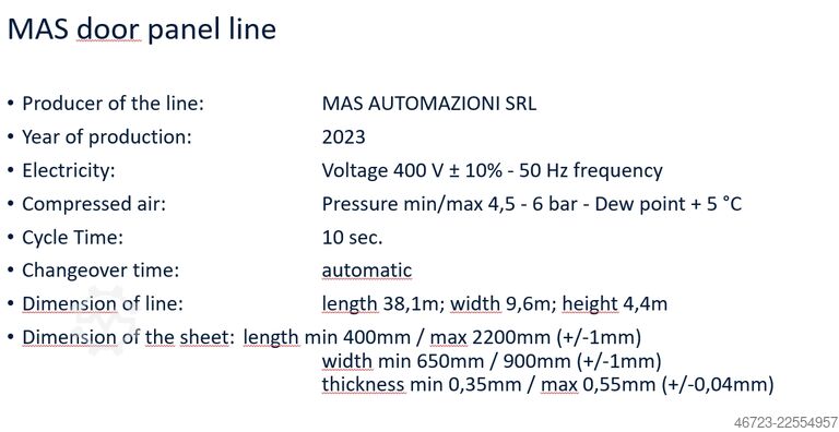 Coil line MAS 