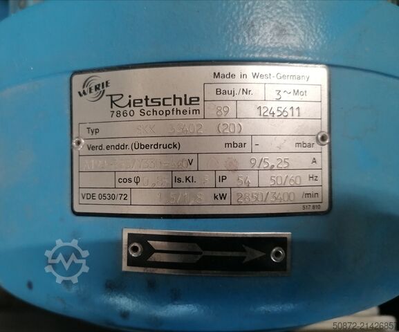Vacuum pump Rietschle SKK 33402 (20)