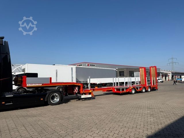 Low loader semitrailer KÄSSBOHRER K.SLA_RJ 3 / 1N 18/24 Jumbo Tieflader ausziehbar