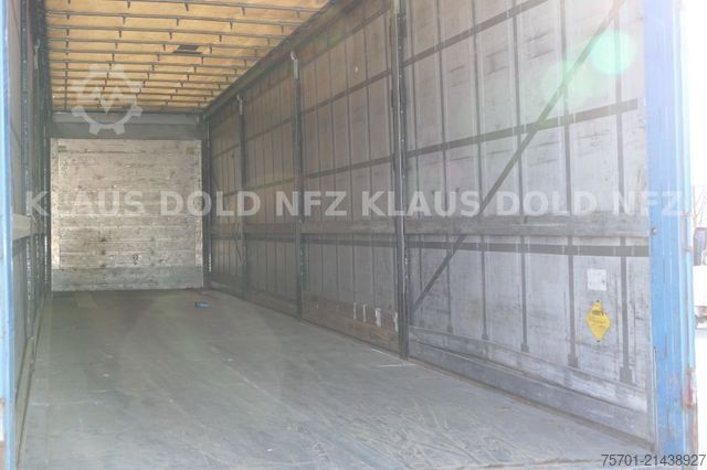 Open semitrailer with tarp SCHMITZ CARGOBULL SCB S3T safety-roof Edscha LBW