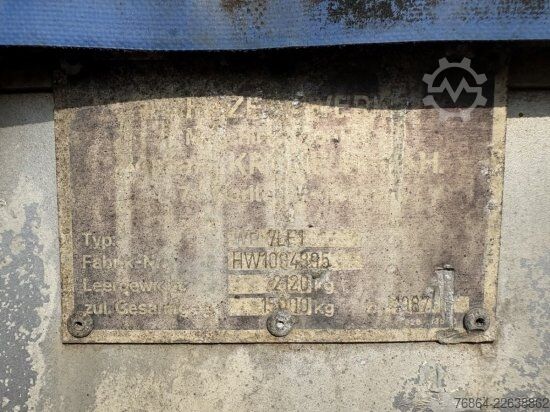 Anhänger-Wechselfahrgestell KöGEL AWE-18 LAFETTE MIT KRONE WECHSELPRITSCHE