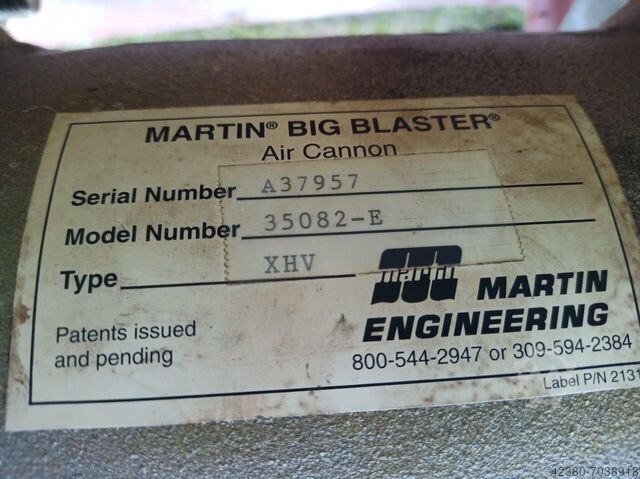 Bulk material conveyor Martin Engineering BWB VHX 25 / 50Liter