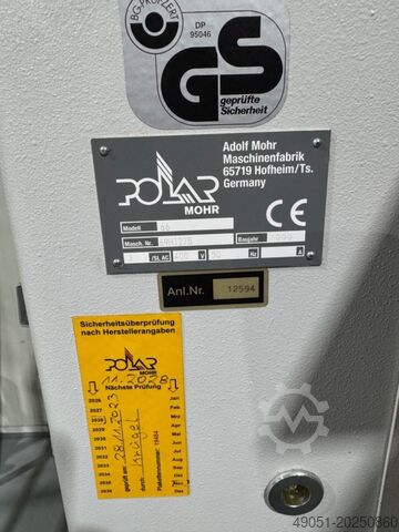 Cutting machine POLAR 66