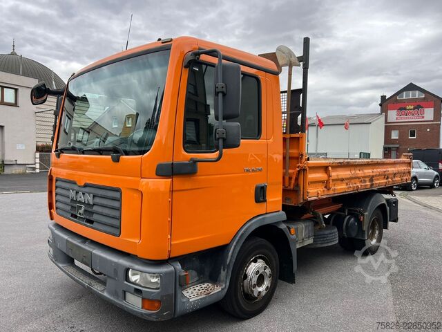 Dreiseitenkipper MAN TGL 8.210 3S.Kipper MEILLER Kipphydraulik