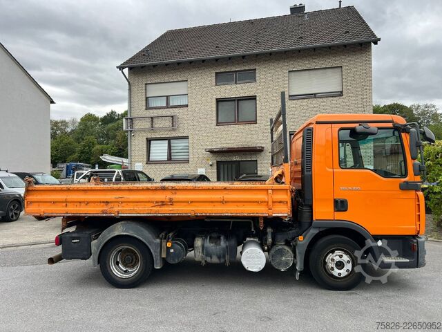 Dreiseitenkipper MAN TGL 8.210 3S.Kipper MEILLER Kipphydraulik