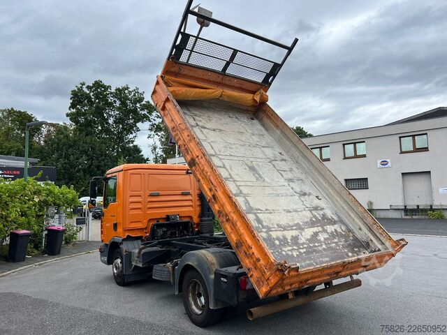 Dreiseitenkipper MAN TGL 8.210 3S.Kipper MEILLER Kipphydraulik