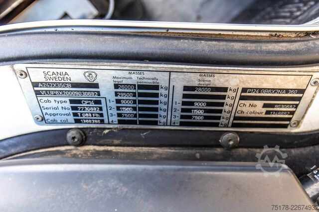 Silo SCANIA 124.340 - LAMBRECHT-INOX-5 Comp.