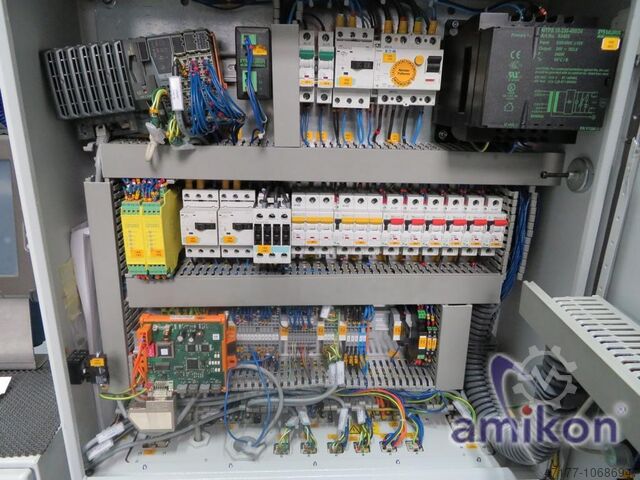 Prüfstation für Kleberköpfe inklusive DÜRR 5 Robotergeführte Kleberköpfe