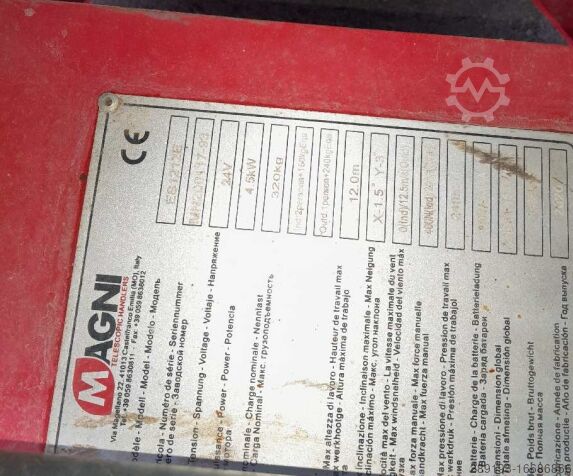 Scherenarbeitsbühne MAGNI ES 1212 E 12 m Elektro