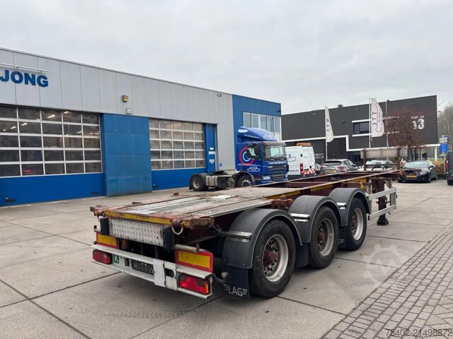 Containertransport LAG Container chassis / 20-30 FT / BPW + Disc
