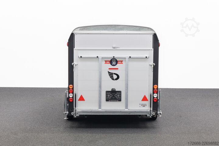 Kofferanhänger Debon CHEVAL LIBERTE DEBON C800 ALU ROADSTER SCHWARZ
