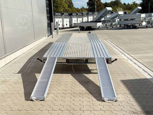 Autotransporter Martz GT PLUS 850/3 S 3,5T | ALUBODEN MITTIG | ALURAMPEN 853X215CM 3500KG AUTOTRAILER