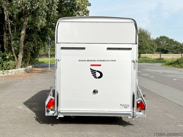 Kofferanhänger Debon CHEVAL LIBERTE DEBON C400 ALU ROADSTER WEISS +SEITENTÜR