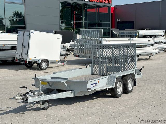 Baumaschinenanhänger Variant 3516 B3 | MAXI LOAD | RAMPE | ALURIFFELBLECH 300X162CM 3500KG BAUMASCHINENANHÄNGER | BEAVERTAIL