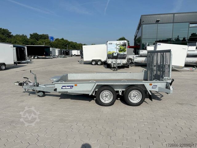 Baumaschinenanhänger Variant 3516 B3 | MAXI LOAD | RAMPE | ALURIFFELBLECH 300X162CM 3500KG BAUMASCHINENANHÄNGER | BEAVERTAIL