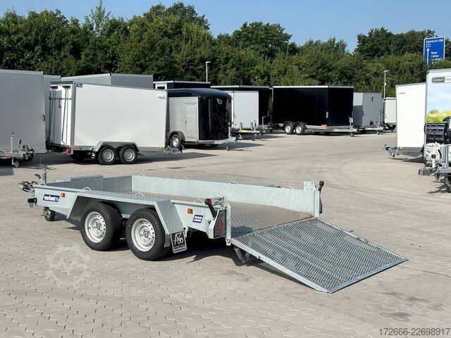 Baumaschinenanhänger Variant 3516 B3 | MAXI LOAD | RAMPE | ALURIFFELBLECH 300X162CM 3500KG BAUMASCHINENANHÄNGER | BEAVERTAIL