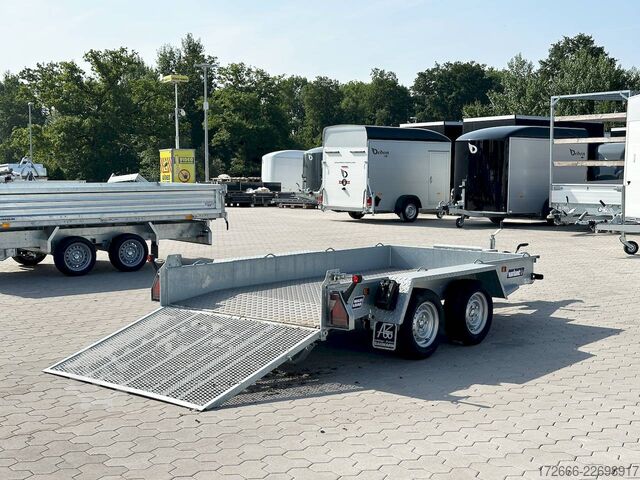 Baumaschinenanhänger Variant 3516 B3 | MAXI LOAD | RAMPE | ALURIFFELBLECH 300X162CM 3500KG BAUMASCHINENANHÄNGER | BEAVERTAIL