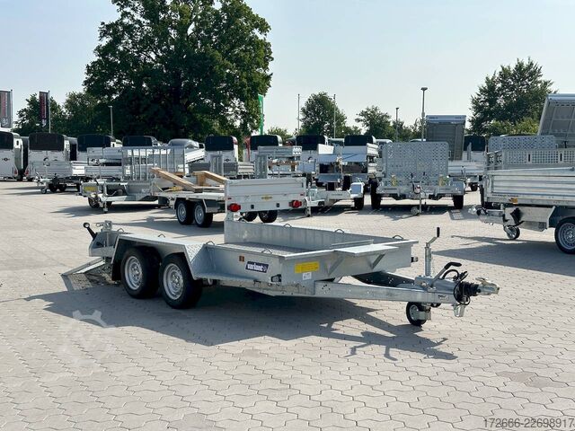Baumaschinenanhänger Variant 3516 B3 | MAXI LOAD | RAMPE | ALURIFFELBLECH 300X162CM 3500KG BAUMASCHINENANHÄNGER | BEAVERTAIL