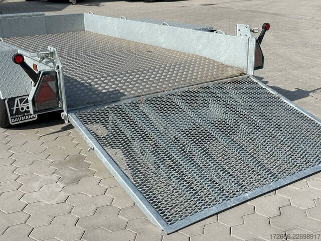 Baumaschinenanhänger Variant 3516 B3 | MAXI LOAD | RAMPE | ALURIFFELBLECH 300X162CM 3500KG BAUMASCHINENANHÄNGER | BEAVERTAIL