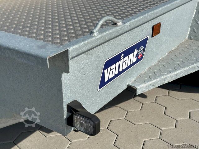 Baumaschinenanhänger Variant 3516 B3 | MAXI LOAD | RAMPE | ALURIFFELBLECH 300X162CM 3500KG BAUMASCHINENANHÄNGER | BEAVERTAIL