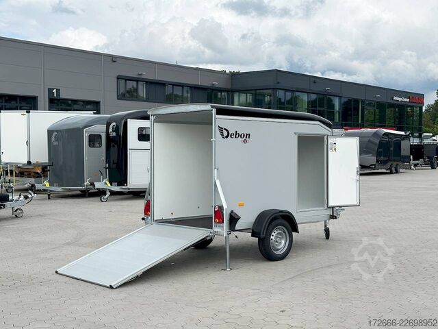 Kofferanhänger Debon CHEVAL LIBERTE DEBON C255 V2 WABENKERN 750 KG | SCHWARZ / GRAU + SEITENTÜR