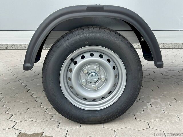 Kofferanhänger Debon CHEVAL LIBERTE DEBON C255 V2 WABENKERN 750 KG | SCHWARZ / GRAU + SEITENTÜR