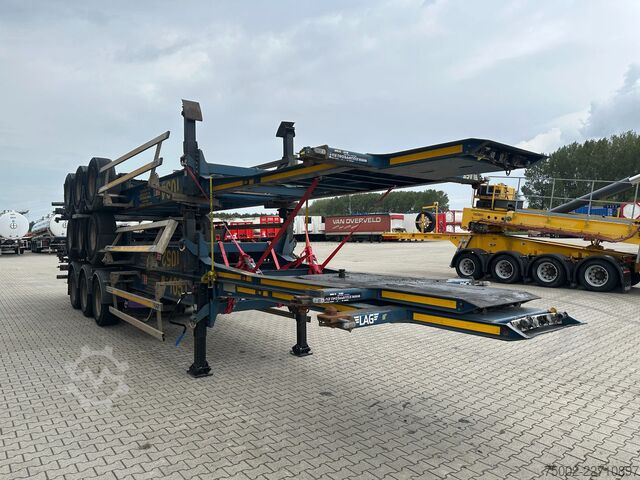 Containertransport LAG stack of 3x 2012 LAG 40FT/45FT chassis / empty ...
