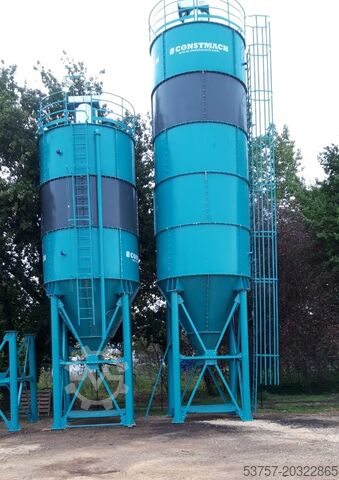 Cement silo, silos, concrete silo CONSTMACH 50 Ton Capacity Cement Silo