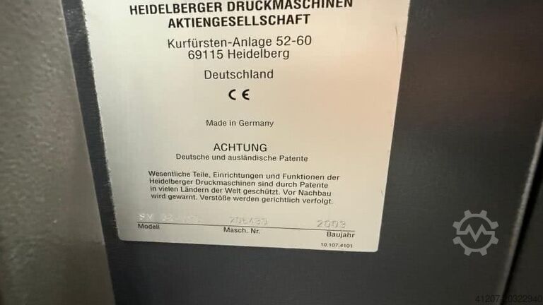 5 Farben Heidelberg SM 52-5-P