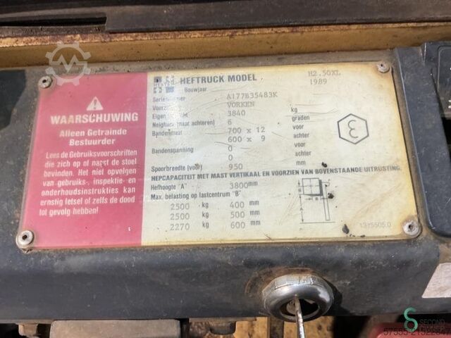 Gabelstapler Hyster H 2.50 XL