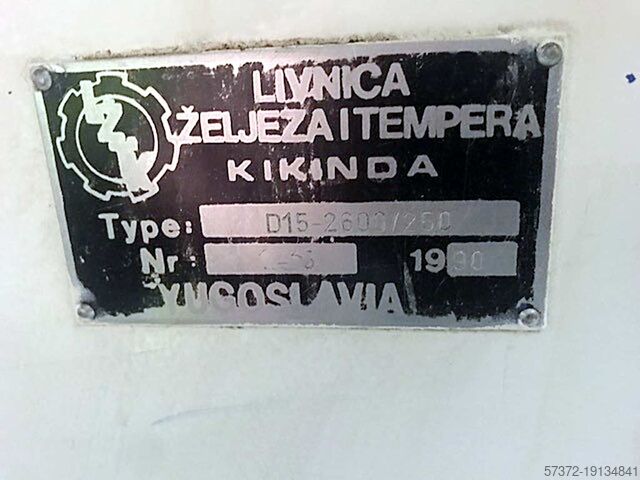 Cylindrical Grinding Machine Kikinda D15-2600/250
