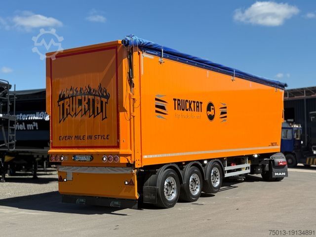 Walking floor semitrailer Heitling HEITLING Push-Trailer 65 cbm, Lenkachse, MIETEN?