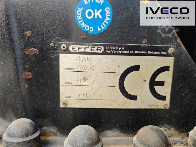 Kipper LKW IVECO EFFER 470/5S!!!Motor neu!!!