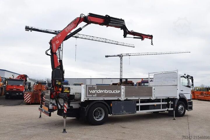 Ladepritsche Mercedes-Benz Axor 1829 + Fassi 135 Flygip