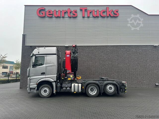 Kranwagen Mercedes-Benz Actros 2553 6X2 TREKKER +HMF 4020 K6 +FJ 600 K4...