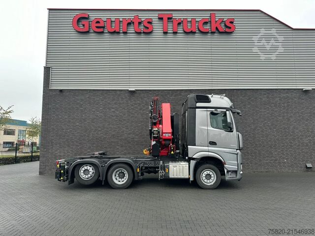 Kranwagen Mercedes-Benz Actros 2553 6X2 TREKKER +HMF 4020 K6 +FJ 600 K4...