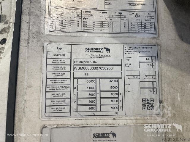 Kühlanhänger Schmitz Cargobull Remolque Frigo Standard