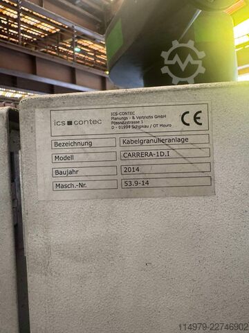 Compact granulator ICS-CONTEC Carrera 1D kábelfeldolgozó