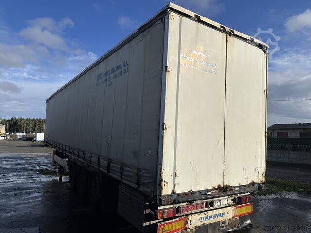 Open semitrailer with tarp Krone TAULINER PROFI LINE