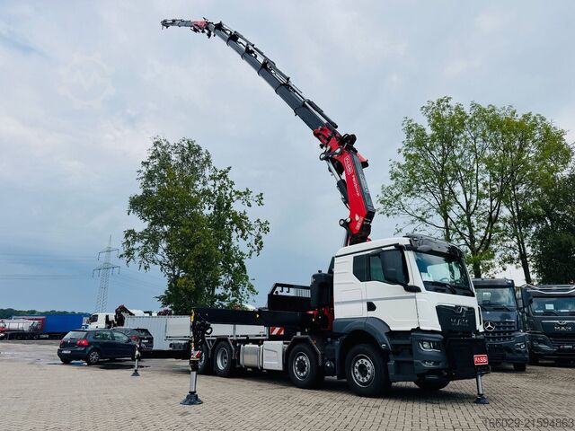 Truck mounted crane MAN MAN TGS 35.520 mit F805R.2.7 L436 TECHNO NEU