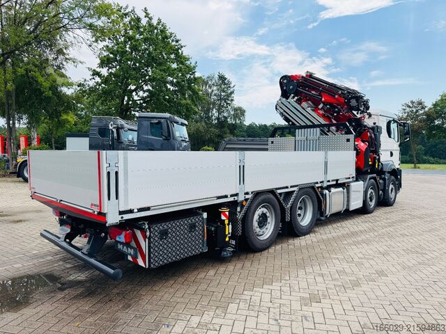 Truck mounted crane MAN MAN TGS 35.520 mit F805R.2.7 L436 TECHNO NEU