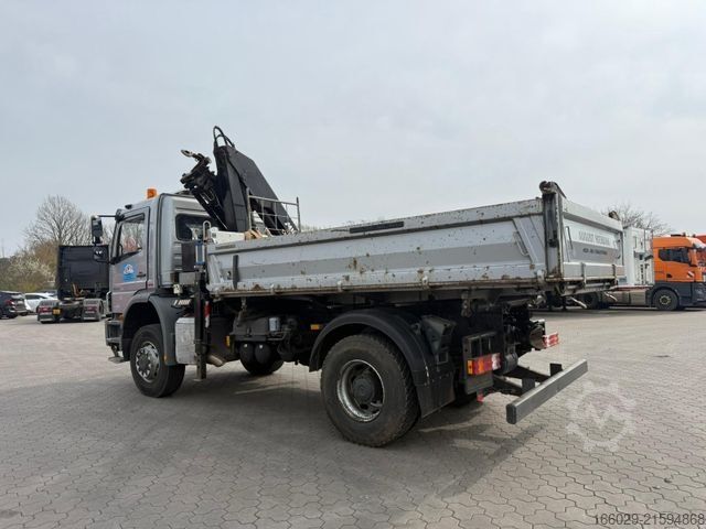 Autokran MERCEDES-BENZ Axor 1833 4x4 HAD Dreiseitenkipper mit MGK Kran