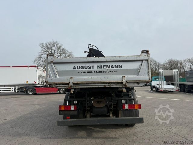 Autokran MERCEDES-BENZ Axor 1833 4x4 HAD Dreiseitenkipper mit MGK Kran