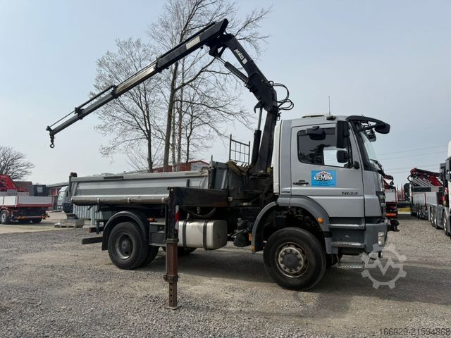 Autokran MERCEDES-BENZ Axor 1833 4x4 HAD Dreiseitenkipper mit MGK Kran