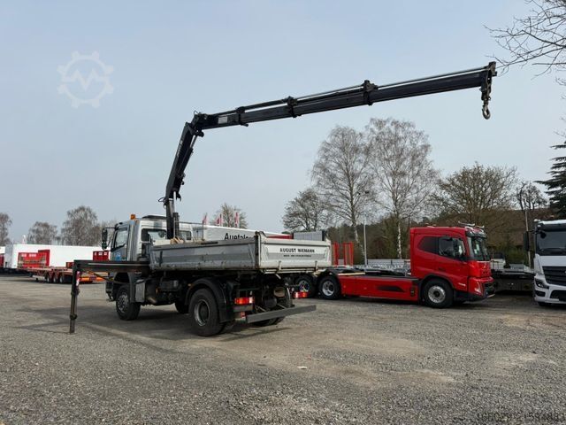 LKW mit Pritsche (offen) MERCEDES-BENZ Axor 1833 4x4 HAD Dreiseitenkipper mit MGK Kran