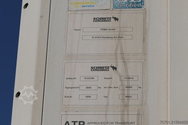 Swap body truck SCHMITZ Schmitz Kühlkoffer BDF Wechselaufbau