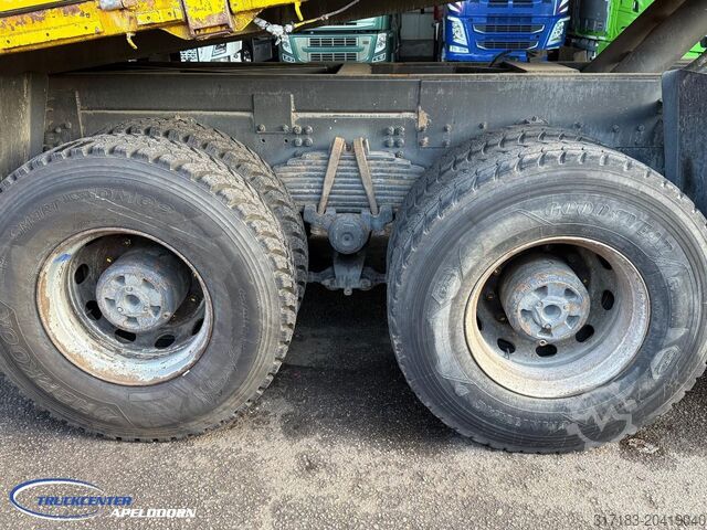 Kipper mit Kran Scania P124-420 8x4 Naafreductie, Bladgeveerd, Handges...