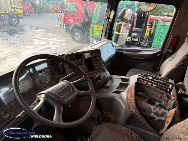 Kipper mit Kran Scania P124-420 8x4 Naafreductie, Bladgeveerd, Handges...