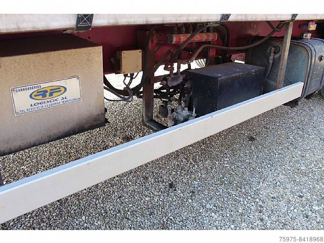 Flatbed + tarpaulin Lecitrailer semirimorchio centinato doppio piano sponda